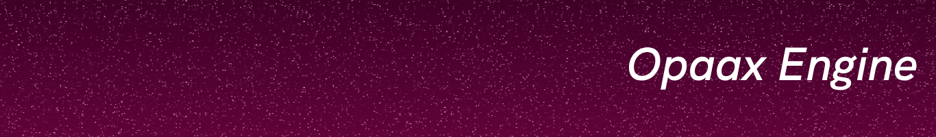 Opaax Engine Banner